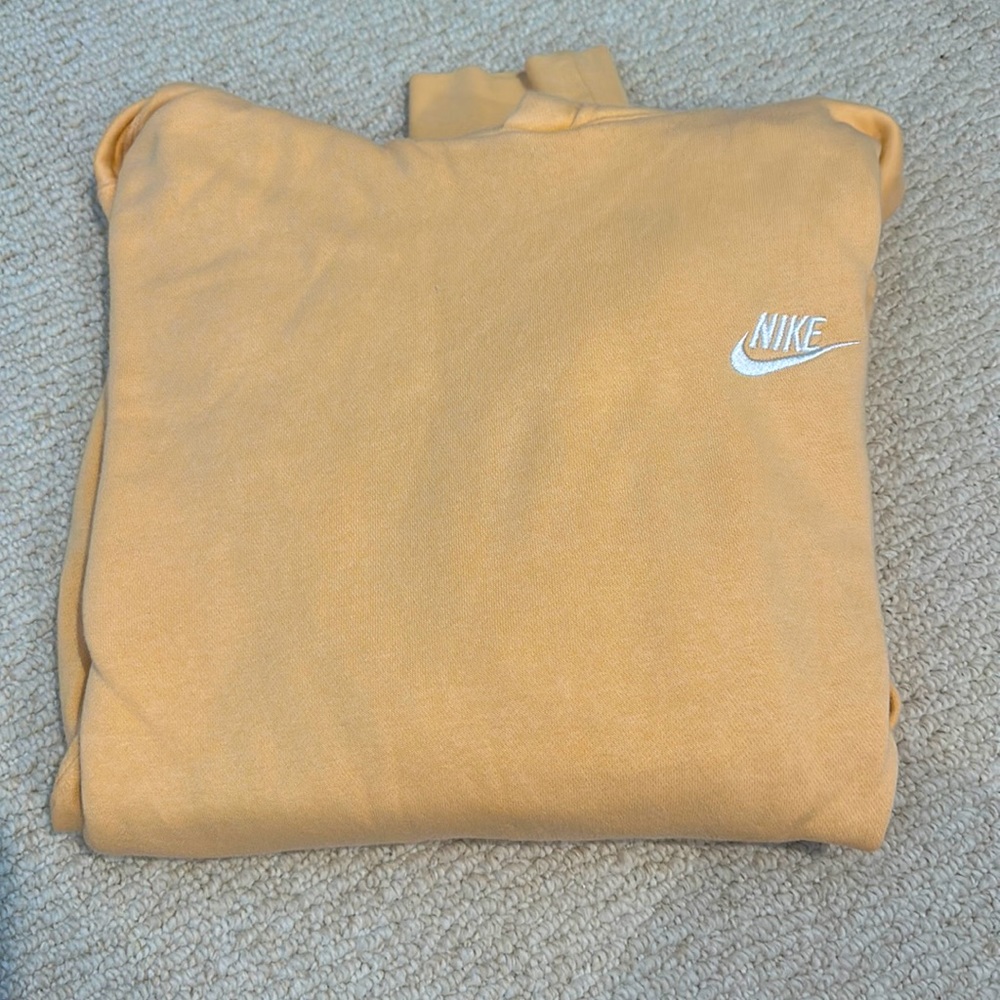 orange nike hoodie